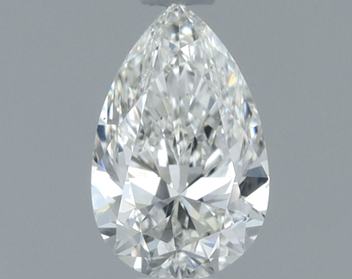 0.6 carat I-VS2 Natūralus Pear Deimantas (1)