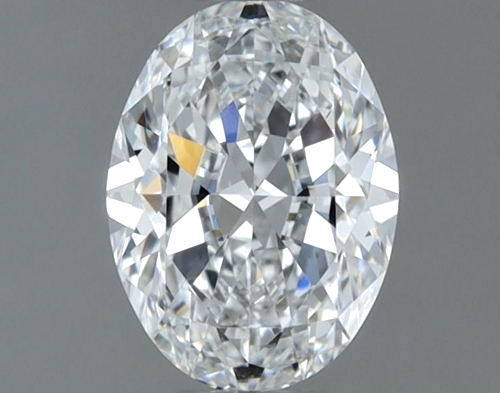 0.6 carat D-VVS2 Natūralus Oval Deimantas (1)