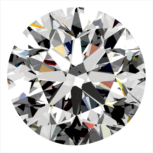 0.4 carat G-VS2 Very Good cut Natūralus Round Deimantas (1)