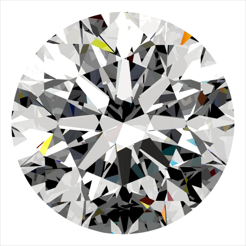 0.31 carat E-SI1 Excellent cut Natūralus Round Deimantas (1)
