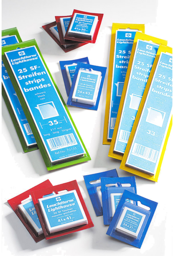 Черные карманы для филателистических блоков (1)