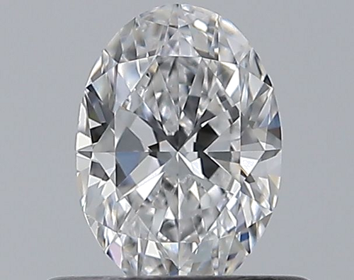 0.46 carat D-VS1 Natūralus Oval Deimantas (1)