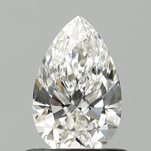 0.61 carat F-VS2 Natūralus Pear Deimantas (1)