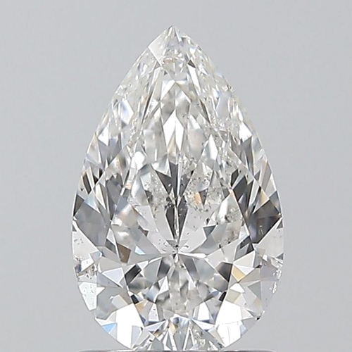 1.01 carat F-SI2 Natūralus Pear Deimantas (1)