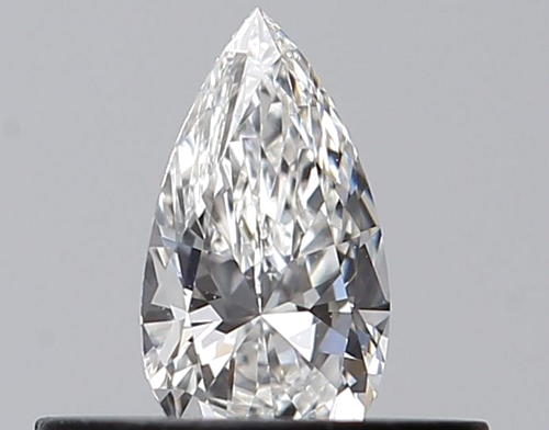 0.26 carat F-VVS1 Natūralus Pear Deimantas (1)
