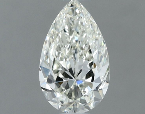0.5 carat K-VVS1 Natūralus Pear Deimantas (1)