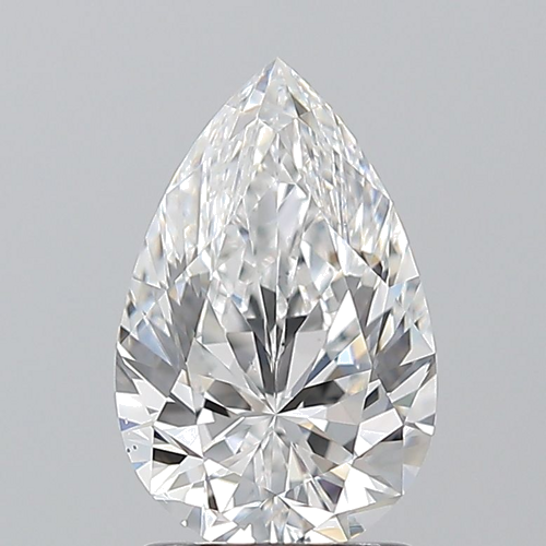 1.5 carat E-VS2 Natūralus Pear Deimantas (1)