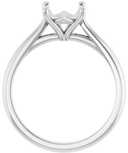 Sužadėtuvių Žiedas „Solitaire“ 950 Platinos Round 8mm (2)