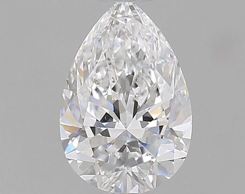 0.55 carat D-VS2 Natūralus Pear Deimantas (1)