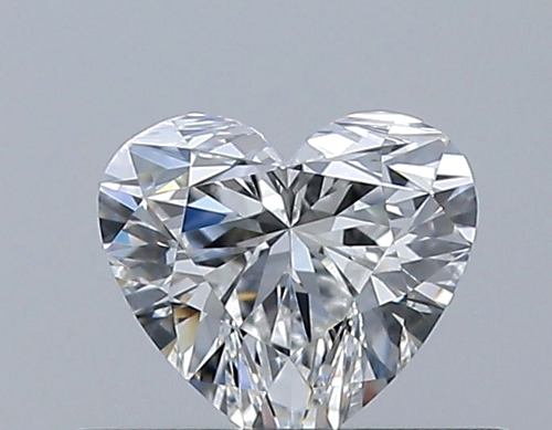 0.35 carat F-VVS2 Natūralus Heart Deimantas (1)
