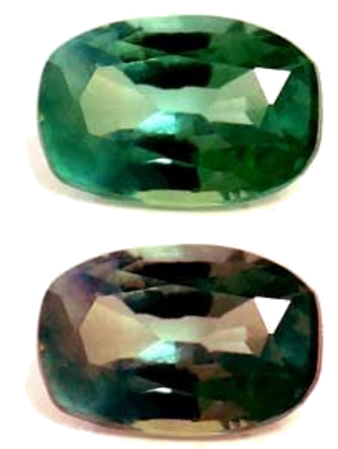 0.18 carat GREEN Cushion Alexandrite (1)