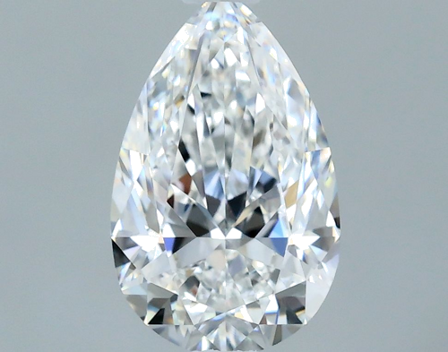 0.7 carat E-VVS2 Natūralus Pear Deimantas (1)