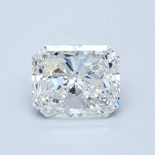 5.01 carat G-VS2 Natūralus Radiant Deimantas (1)