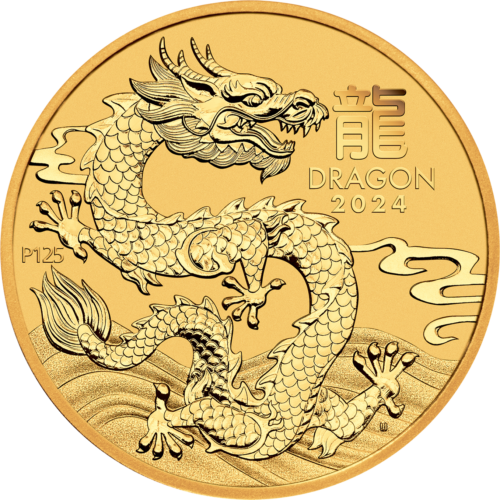 1/20 oz Year of the Dragon 2024 (Lunar III) Australia Gold Coin (1)