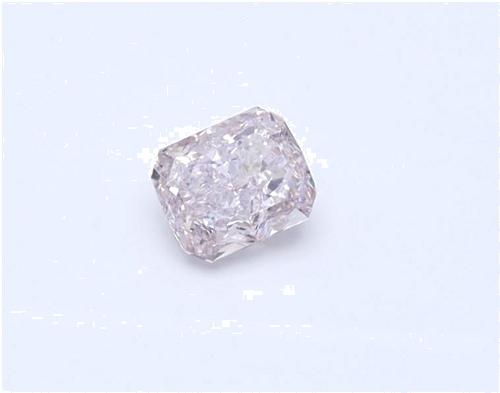 0.5 carat Fancy Light Pink-SI2 Natūralus Radiant Deimantas (1)