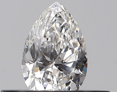 0.28 carat F-VVS2 Natūralus Pear Deimantas (1)