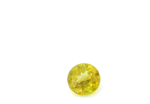 0.57 carat YELLOW Round Sphene (1)