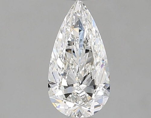 0.5 carat H-VVS1 Natūralus Pear Deimantas (1)
