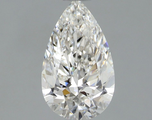 0.66 carat F-VS1 Natūralus Pear Deimantas (1)