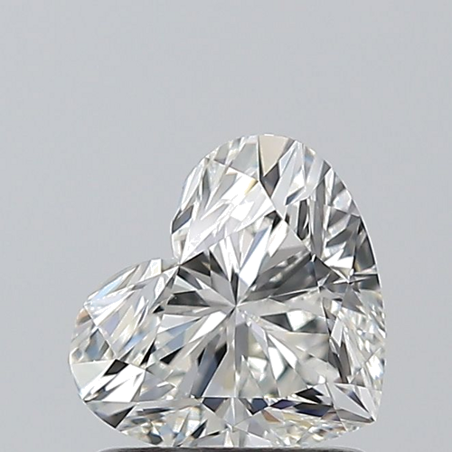 1.01 carat G-VVS2 Natūralus Heart Deimantas (1)