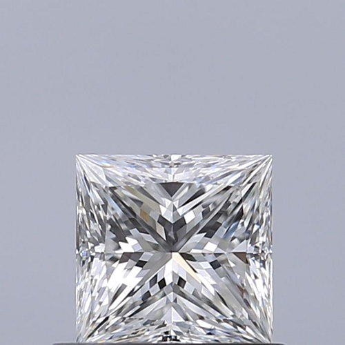 0.61 carat E-VS2 Natūralus Princess Deimantas (1)