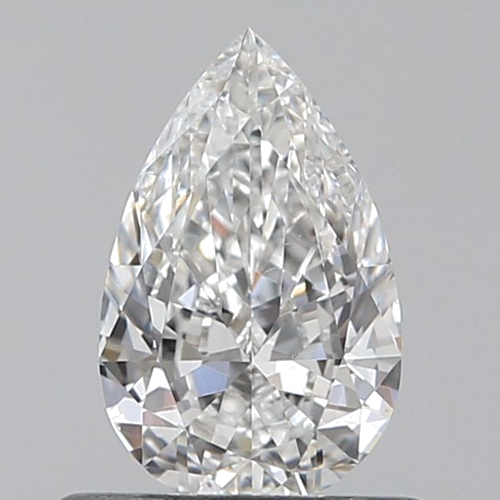 0.5 carat F-VS2 Natūralus Pear Deimantas (1)