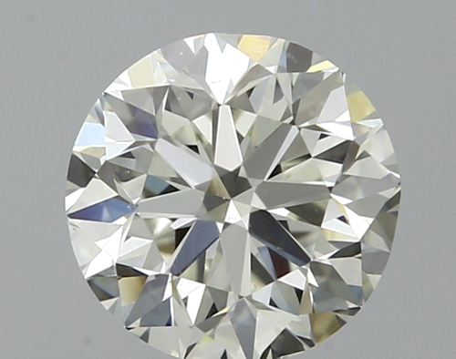 0.5 carat J-VS2 GD cut Natūralus Round Deimantas (1)