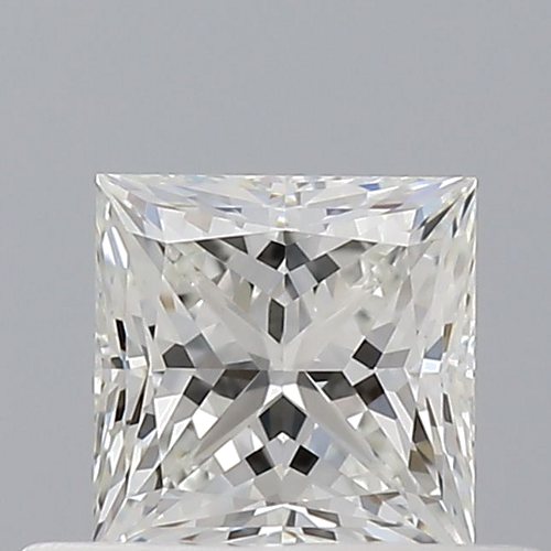 0.5 carat I-VVS1 Natūralus Princess Deimantas (1)