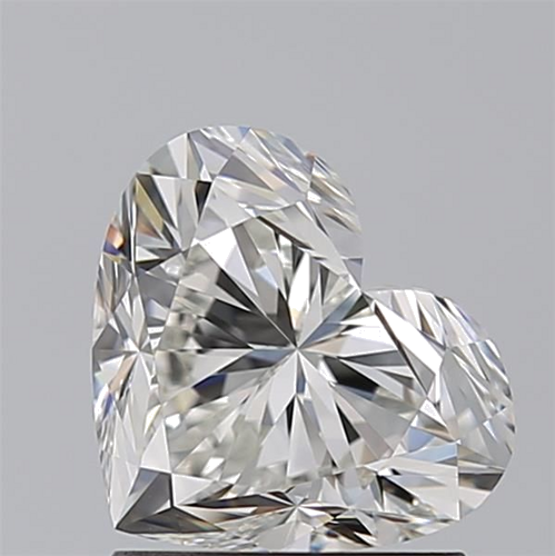 1.5 carat I-VVS2 Natūralus Heart Deimantas (1)