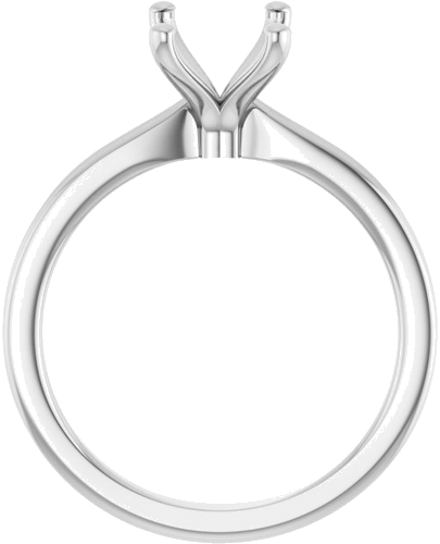 Sužadėtuvių Žiedas 14k white gold Elongated Cushion 9mm x 7mm (2)