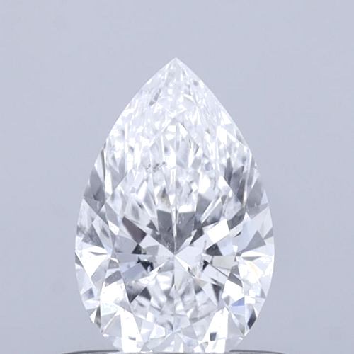 0.5 carat D-SI2 Natūralus Pear Deimantas (1)