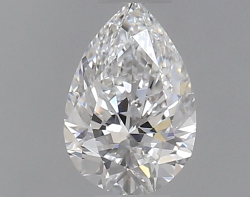 0.35 carat D-VVS1 Natūralus Pear Deimantas (1)