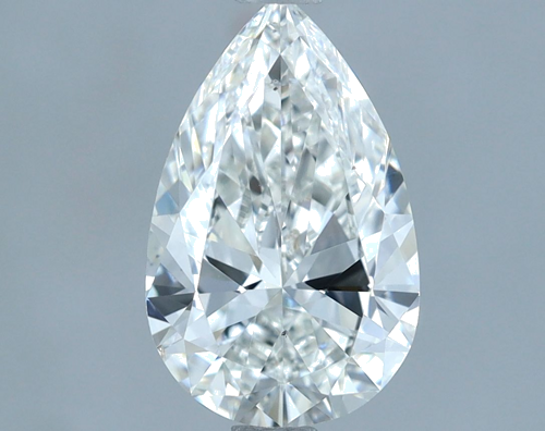 1.51 carat G-VS2 Natūralus Pear Deimantas (1)