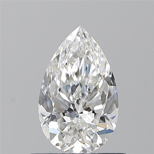 0.71 carat G-VVS2 Natūralus Pear Deimantas (1)