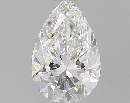 0.53 carat F-VVS1 Natūralus Pear Deimantas (1)