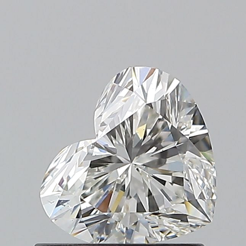 0.9 carat H-VS2 Natūralus Heart Deimantas (1)