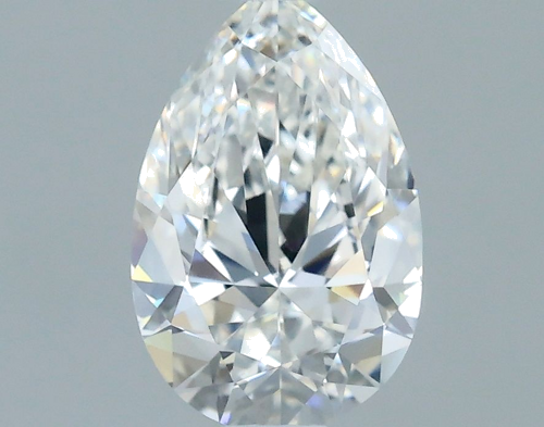 0.54 carat E-VVS1 Natūralus Pear Deimantas (1)