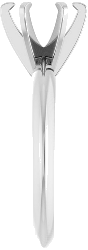 Sužadėtuvių Žiedas „Lightweight Claw-Prong Solitaire“ 950 Platinos Round 7mm (4)
