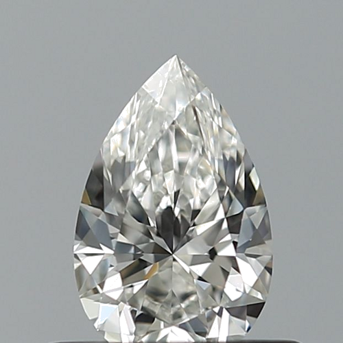 0.4 carat H-IF Natūralus Pear Deimantas (1)