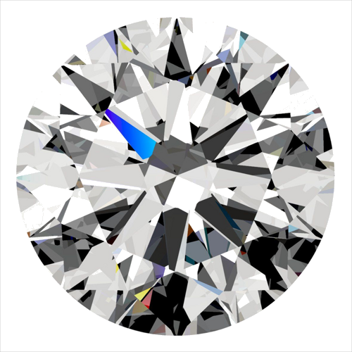 0.32 carat I-VVS1 Excellent cut Natūralus Round Deimantas (1)
