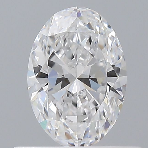 0.5 carat D-VVS2 Natūralus Oval Deimantas (1)