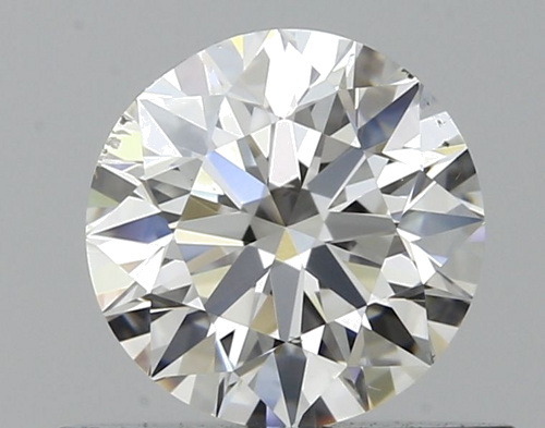 0.5 carat F-SI1 Excellent cut Natūralus Round Deimantas (1)