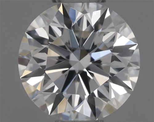 0.37 carat F-VVS2 Excellent cut Natūralus Round Deimantas (1)
