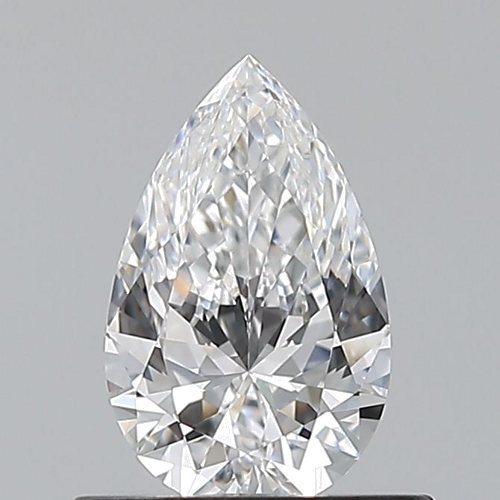 0.56 carat D-VVS2 Natūralus Pear Deimantas (1)