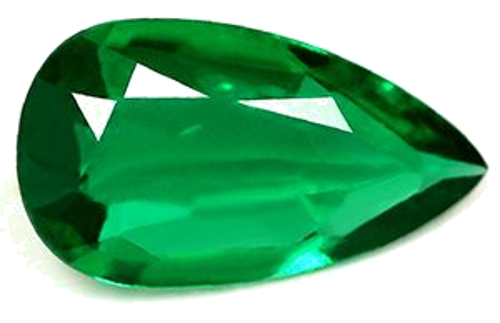 0.85 carat GREEN Pear Smaragdas (1)