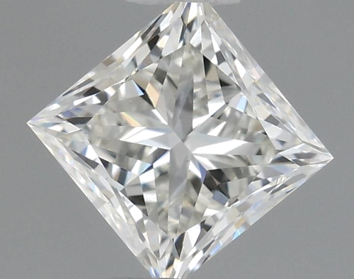0.39 carat I-VVS2 Natūralus Princess Deimantas (1)
