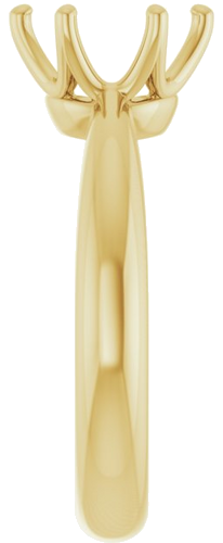 Sužadėtuvių Žiedas „Solitaire Crown-Inspired“ 14k yellow gold Round 8mm (4)