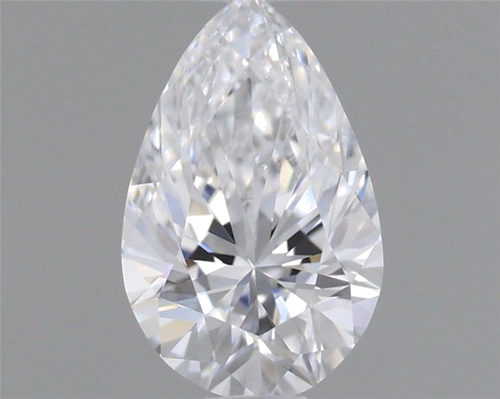 0.7 carat D-VVS1 Natūralus Pear Deimantas (1)