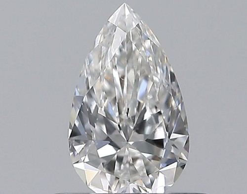 0.39 carat F-SI1 Natūralus Pear Deimantas (1)