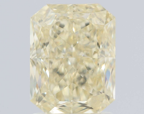 2.01 carat Fancy Light Yellow-VVS2 Natūralus Radiant Deimantas (1)